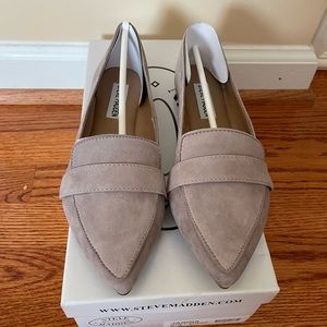 Steve Madden grey suede Jainna flat 5.5